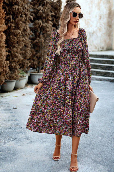 Floral Luster Princess Dress