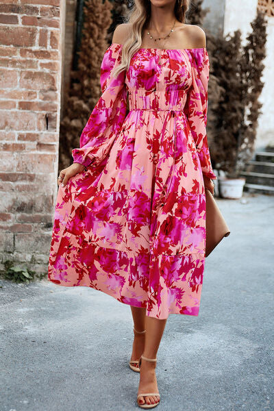 Floral Luster Princess Dress